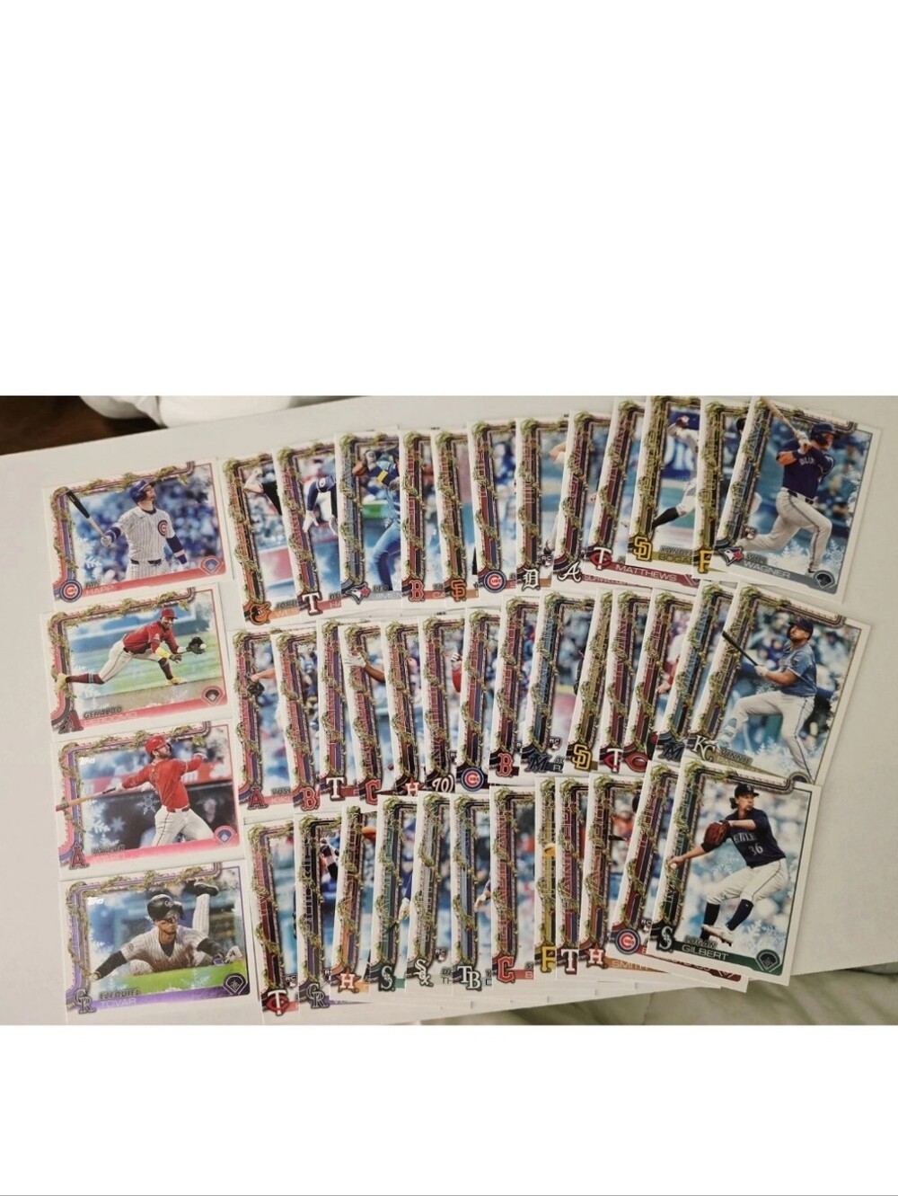 2025 TOPPS Baseball Card Lot - Holiday Edition - 42 Cards
